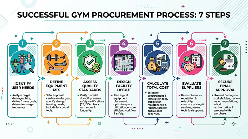 Seven steps for choosing commercial gym equipment