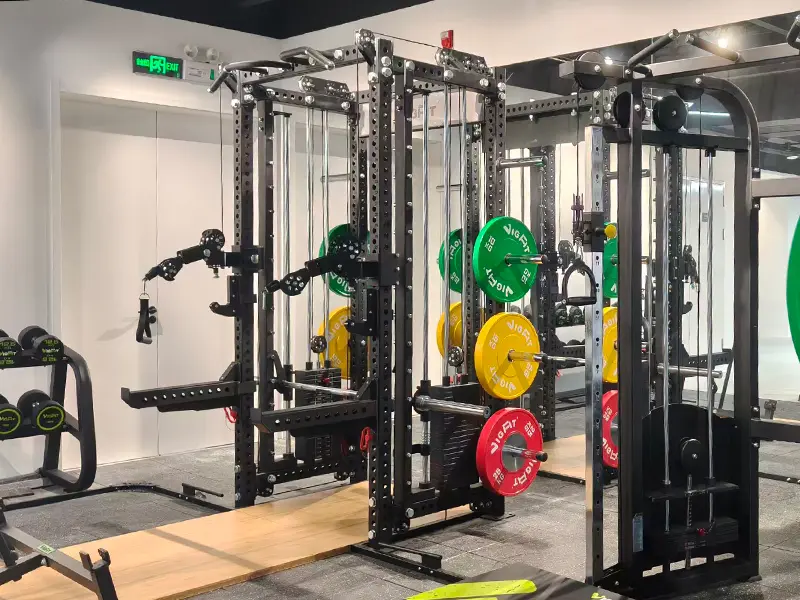 Dual-stack functional trainer and cable crossover machine