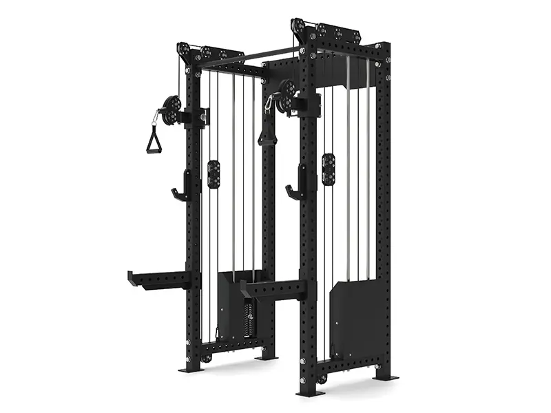 Dual-Stack Functional Trainer Power Rack