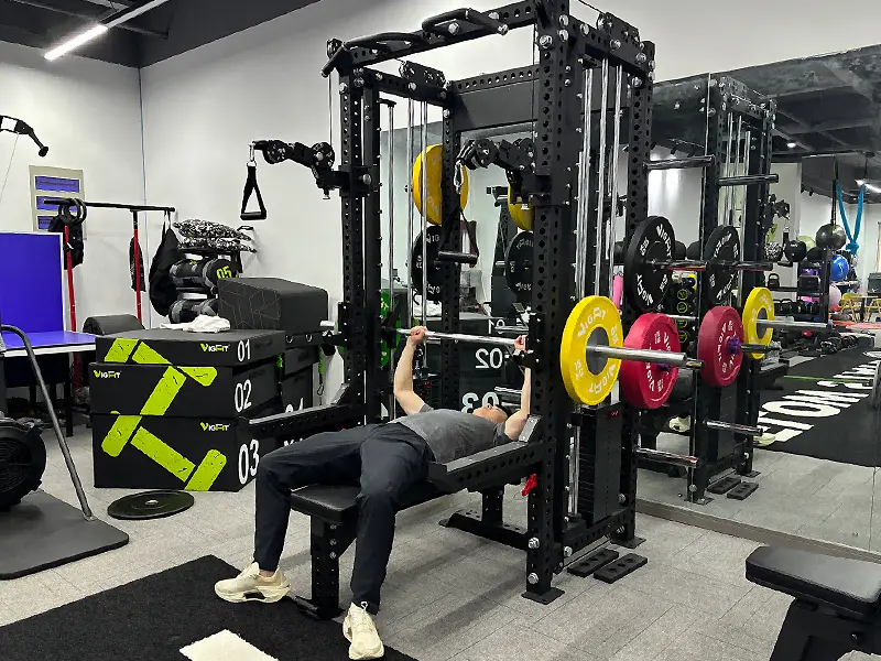 OEM strength training equipment range including power racks, Smith machines and cable stations