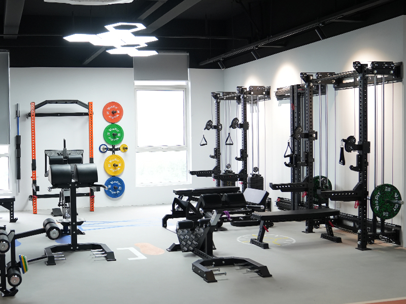 Power rack and Squat rack with safety attachments