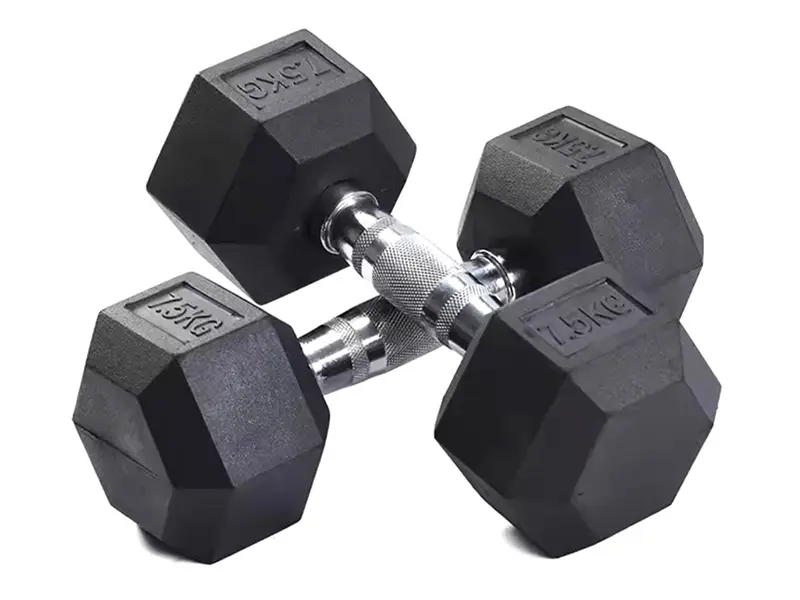 HEX RUBBER/PEV DUMBBELL