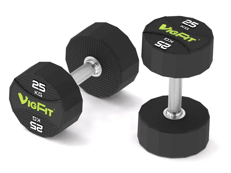 RUBBER DUMBBELL