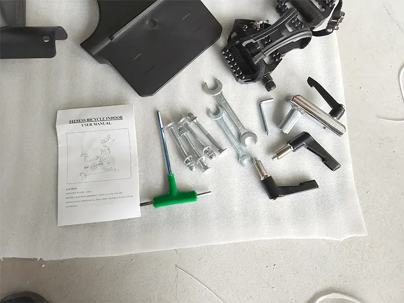 Cardio equipment sample being checked before bulk order approval