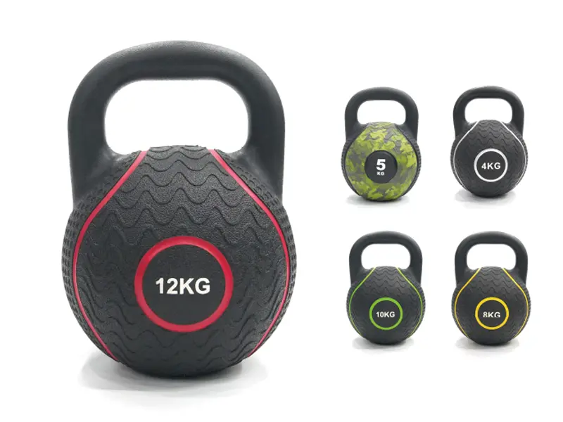 Rubber-Coated Kettlebell for Functional Training