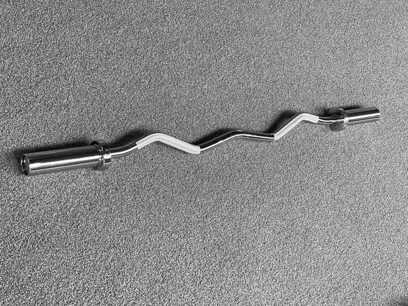 EZ Curl Bar for Arm Training and Fitness Retail
